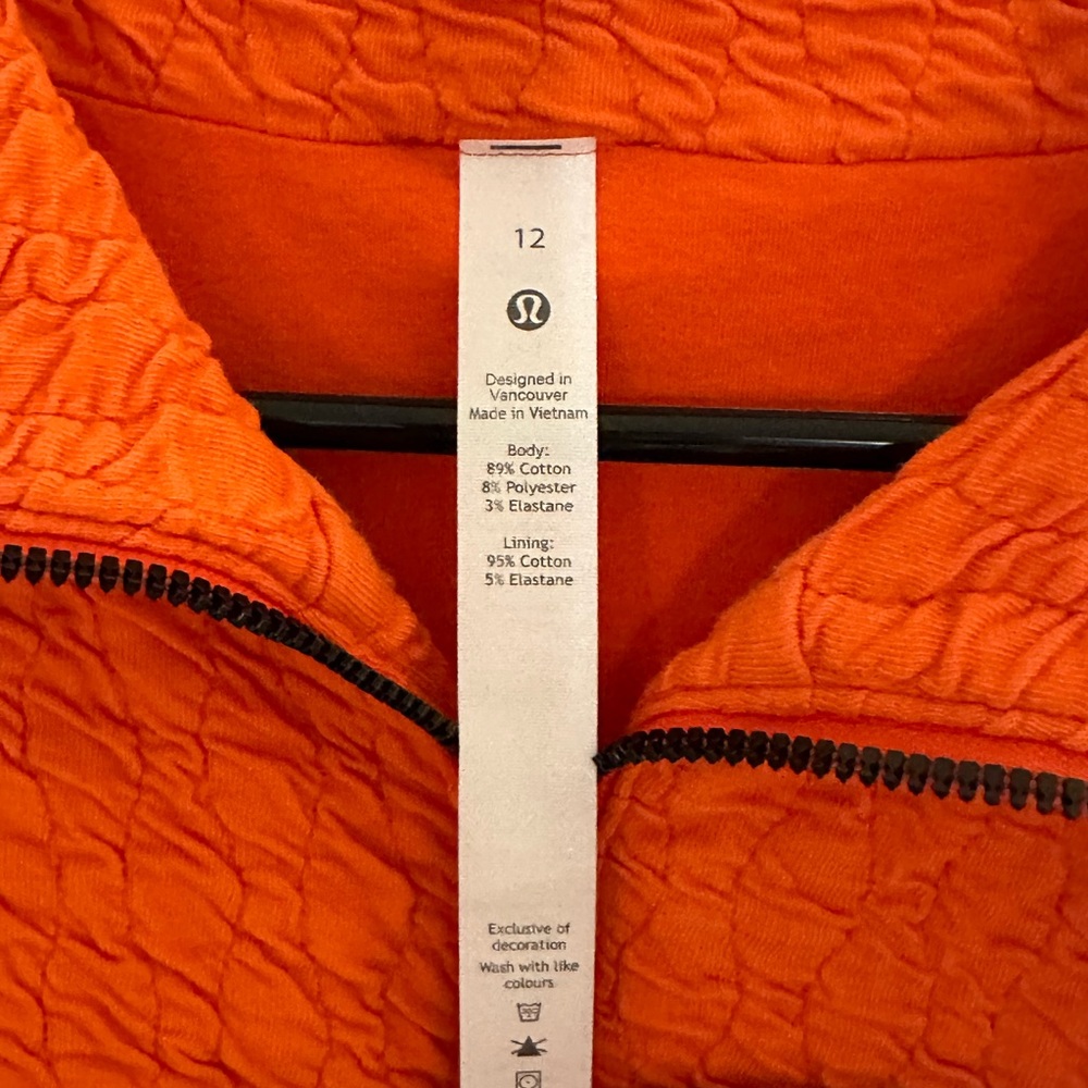 Lululemon Orange/Red Jacket (Euc) - image 3